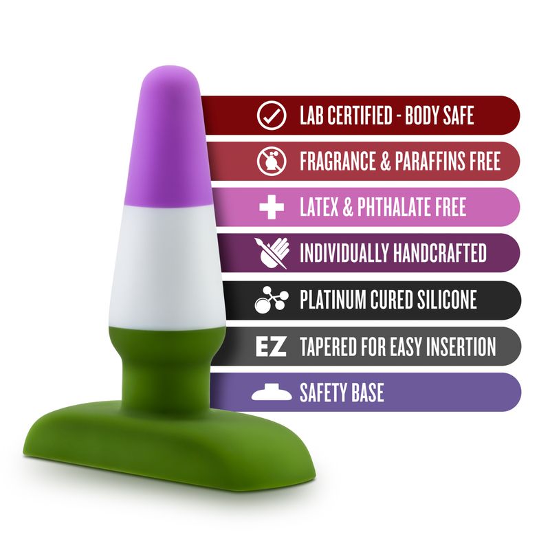 Avant Pride P6 Beyond Silicone Butt Plug features body-safe materials and handcrafted design for maximum pleasure.