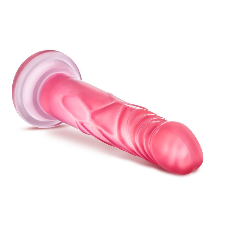 B Yours Sweet N Hard 5 realistic dildo with suction cup, designed for solo or strap-on harness fun.