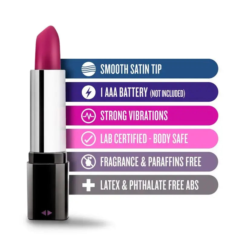Affordable quality Rose Lipstick Vibe Black  from Rose by Discreet Intimate Essentials with Discreet Delivery 