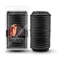 Temptasia Bondage Rope 10m Black - soft cotton rope for bondage, machine washable, ideal for intimate essentials for her.