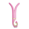 GVibe3 double vibrator in candy pink for dual internal and external stimulation.