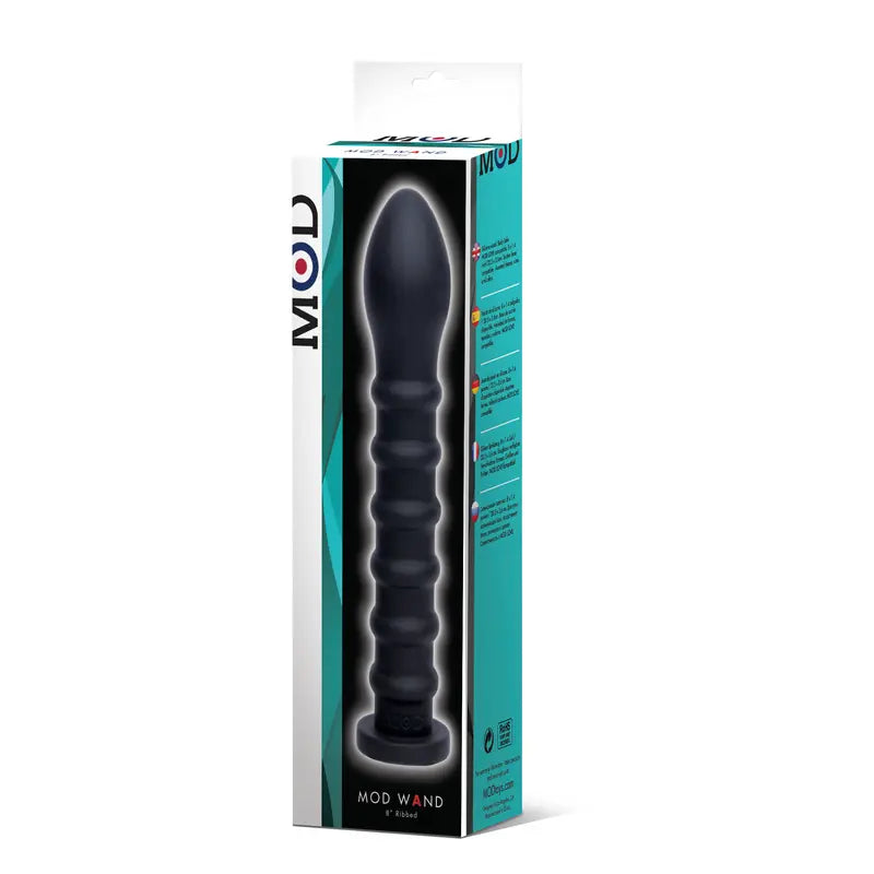 MOD Wand Ribbed Black MOD Discreet Intimate Essentials.