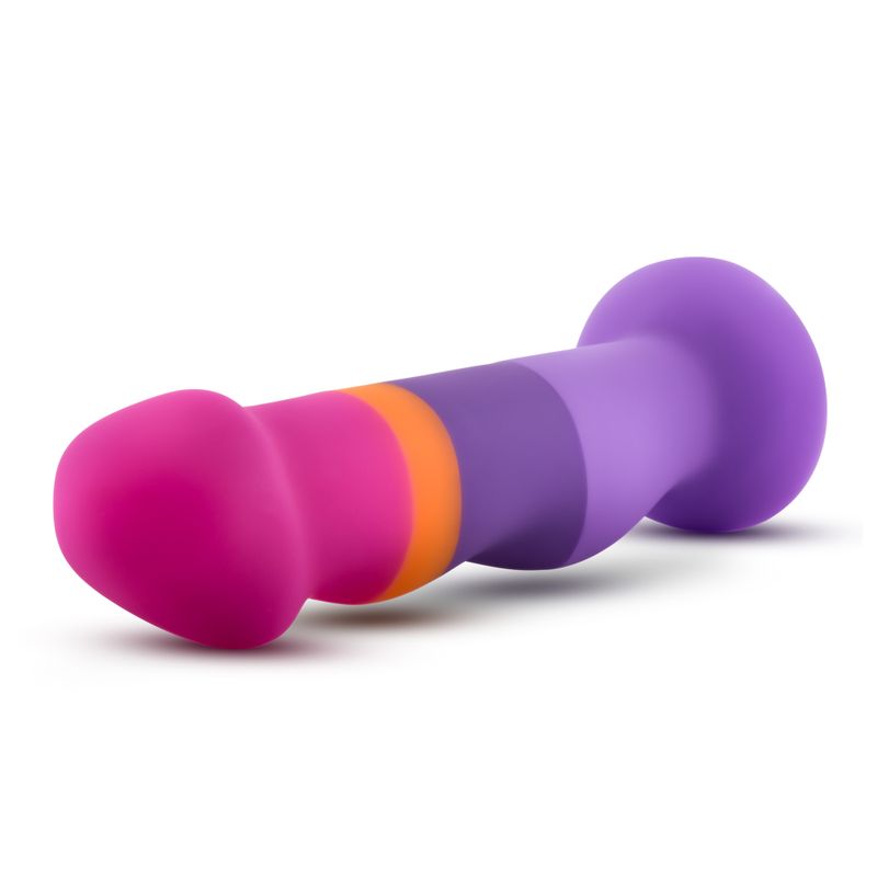 Avant D3 silicone dildo showcasing vibrant colors and unique shape for enhanced pleasure.