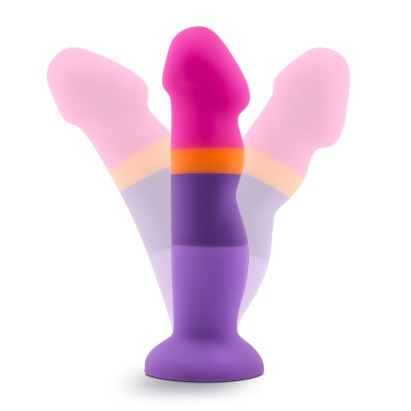 Avant D3 Summer Fling Silicone Dildo showcasing a stylish, vibrant design for intimate essentials for her.