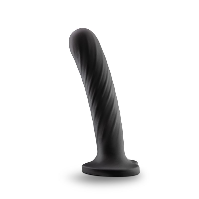 Temptasia Twist Large, a stylish large G-spot vibrator with twisting texture and strong suction base.