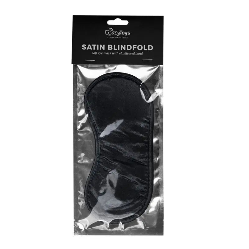 Affordable quality Black Satin Eye Mask  from Fetish Collection by Discreet Intimate Essentials with Discreet Delivery 