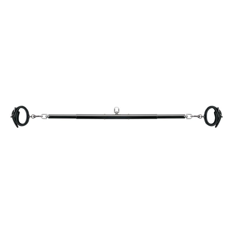 Expander Spreader Bar and Cuffs Set for intimate sessions, adjustable length with detachable cuffs for versatile play.