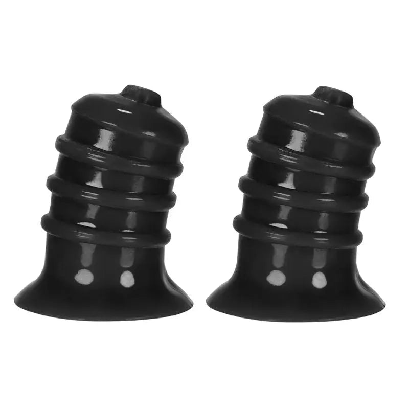 ELONG Wide Base Nipsucker Black Hunkyjunk Discreet Intimate Essentials.