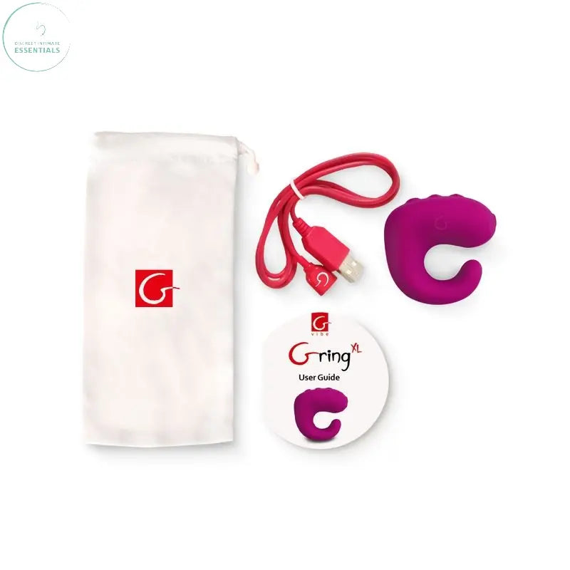 Affordable quality Gring XL Sweet Raspberry  from Gvibe by Discreet Intimate Essentials with Discreet Delivery 