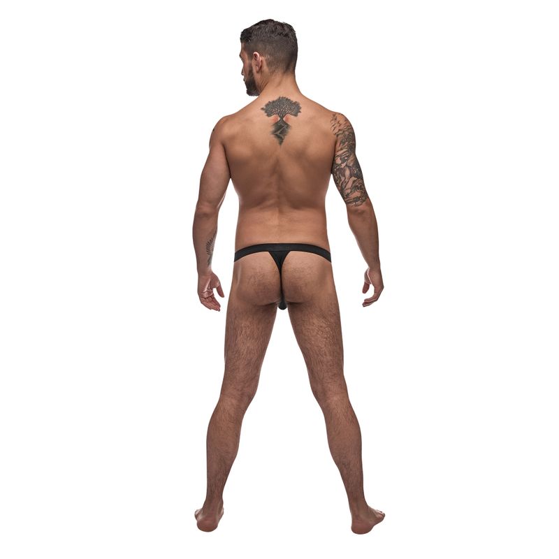 Male Power Bong Thong on a model showcasing the support pouch and thong back design from the Pure Comfort collection.