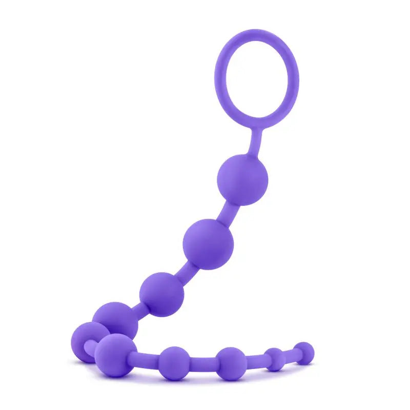 Luxe Silicone 10 Beads Purple Luxe Discreet Intimate Essentials.