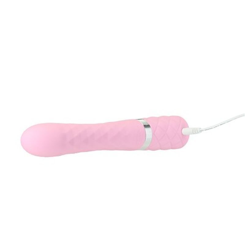Pillow Talk Lively Pink vibrator, a dual motor vibrator for G-spot and clitoral stimulation, featuring a sleek design.