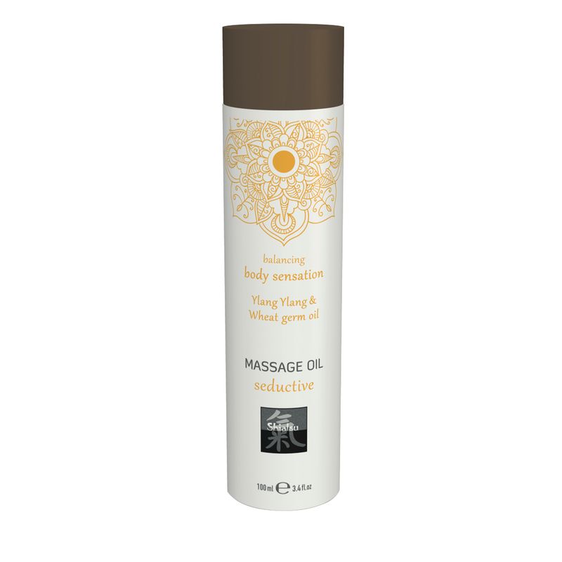 Shiatsu Massage Oil Seductive Ylang Ylang And Wheat Germ Oil 100ml for nourished skin and enchanting fragrances.