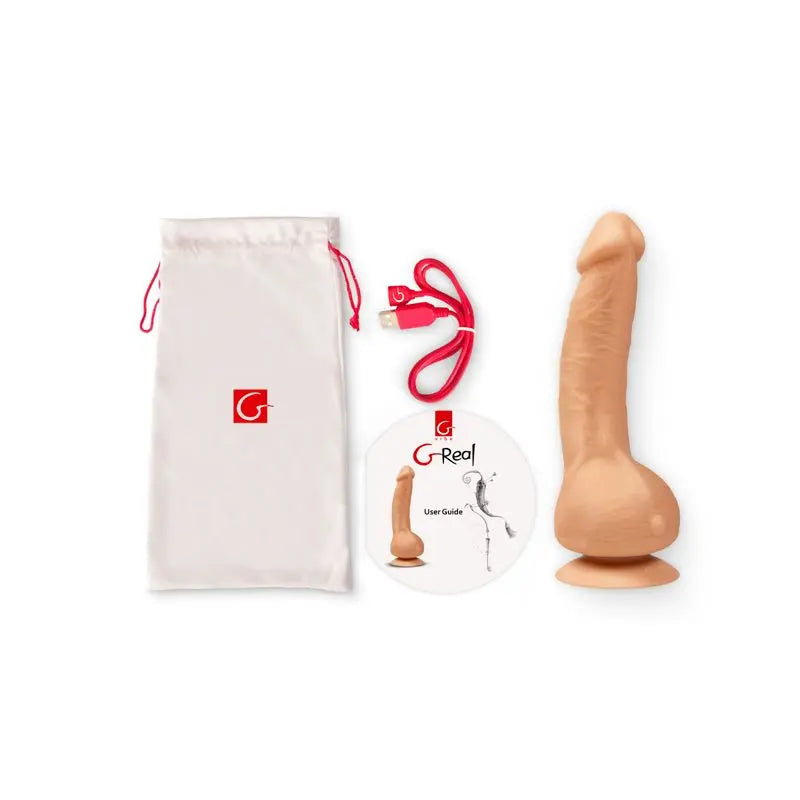 Greal Flesh w Suction Cup Gvibe Discreet Intimate Essentials.