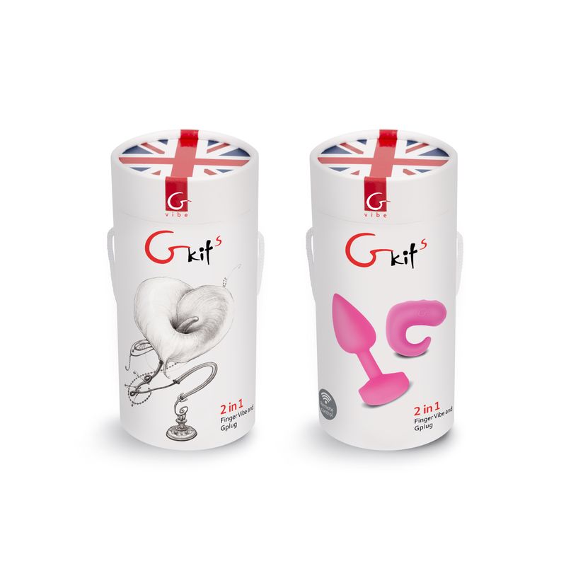 Gvibe pleasure kit featuring Gplug and Gring in stylish packaging for Pleasure seekers.