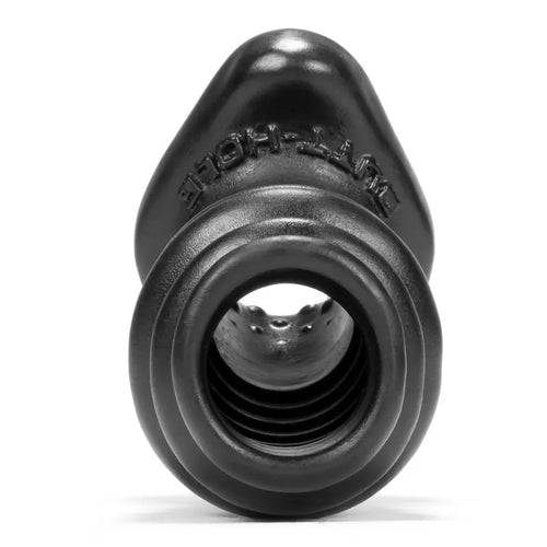 Butthole-2 Hollow Plug Medium Black OxBalls Discreet Intimate Essentials.