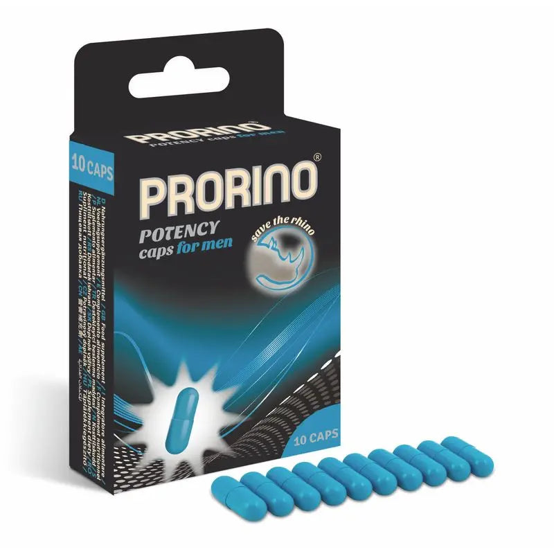 Affordable quality PRORINO Potency Capsules For Men 10 Pc  from Hot Ero by Discreet Intimate Essentials with Discreet Delivery 