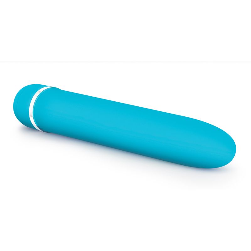 Rose Luxuriate Blue vibrator in sleek blue satin finish, perfect intimate essential for her.