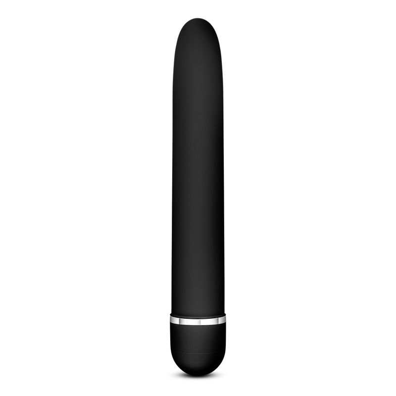 Rose Luxuriate Black sleek vibrator with satin finish and twist dial, perfect intimate essentials for her.