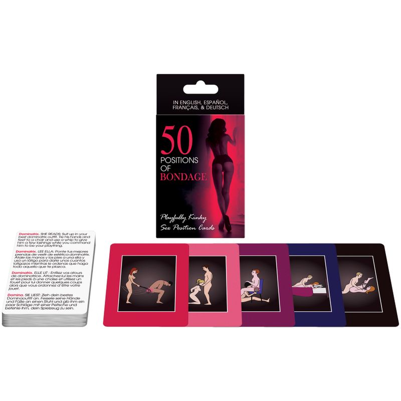 Affordable quality 50 Positions of Bondage  from Kheper Games by Discreet Intimate Essentials with Discreet Delivery 