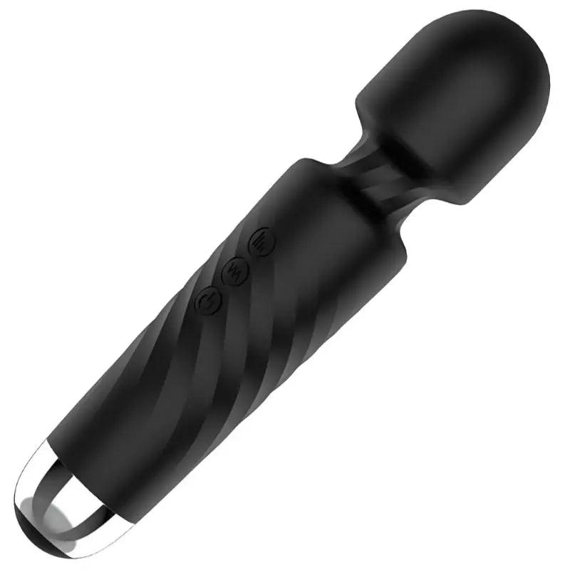 Hero 2 Wand Black S-Hande Discreet Intimate Essentials.