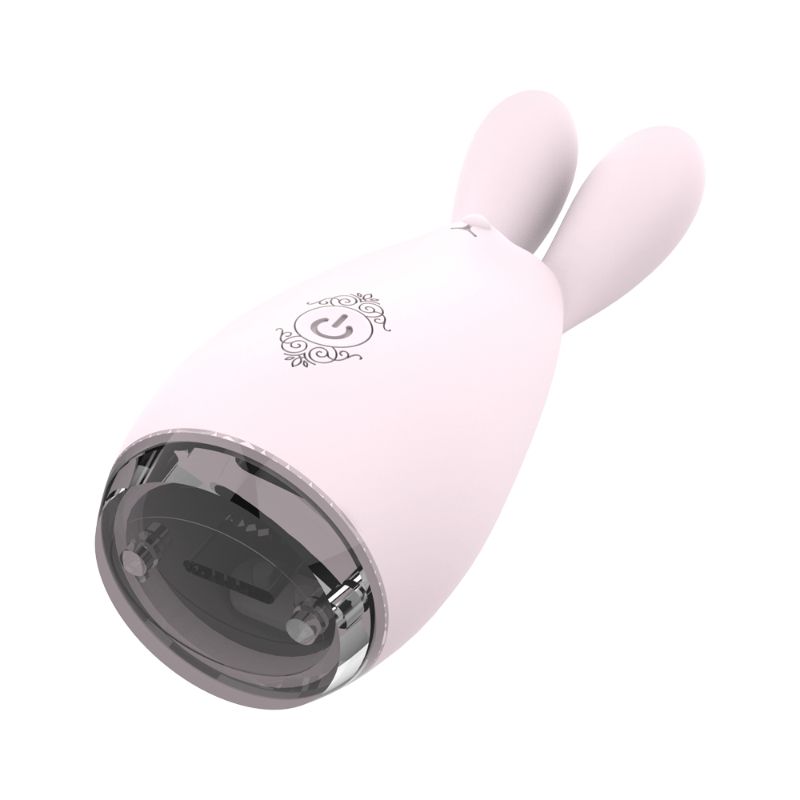 Reba Massager Orchid featuring dual vibrating massager with dual flexible heads and USB magnetic charger.