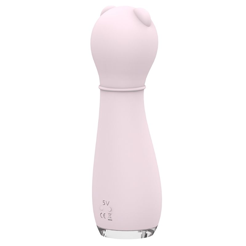 Bonnie Massager Orchid, a waterproof silicone massager with flexible head, USB rechargeable, medical grade silicone.