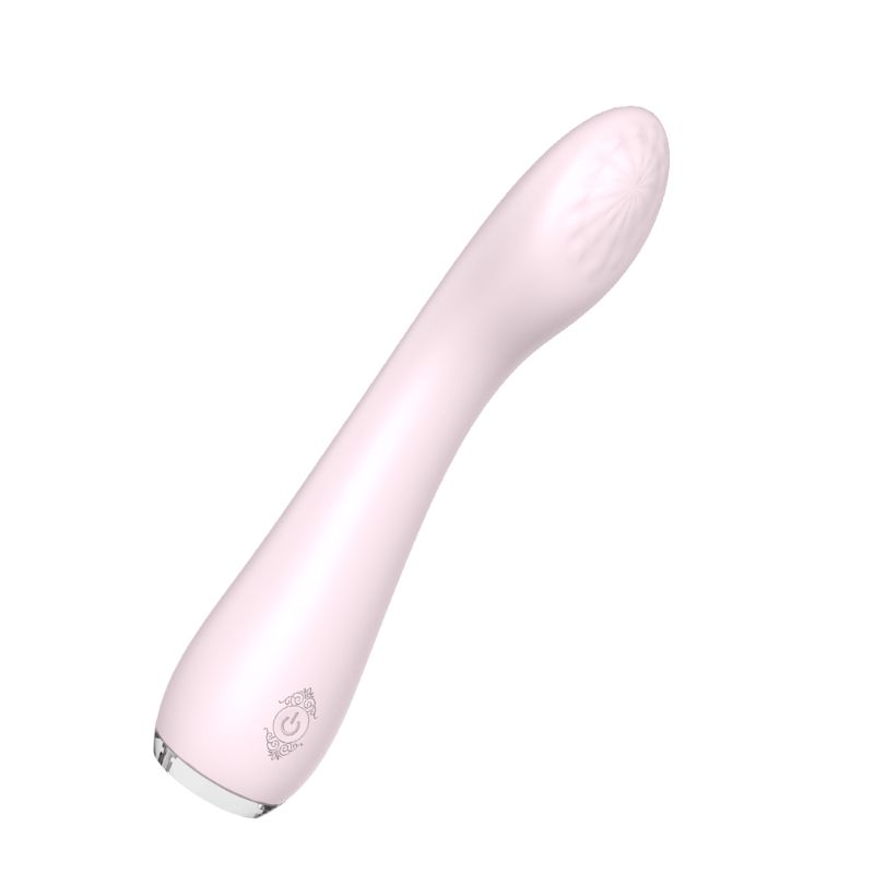 Lisa Massager Orchid, a rechargeable ergonomic massager with ergonomic design, waterproof feature, and 9 vibration modes.