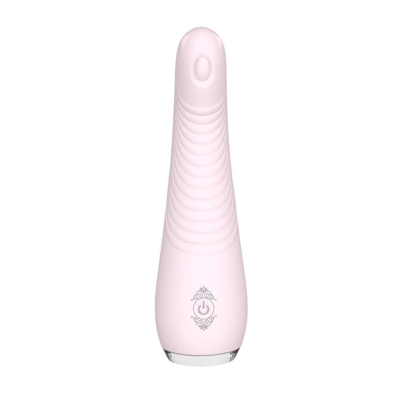 Balle Massager Orchid, a waterproof USB rechargeable massager in pink medical grade silicone.