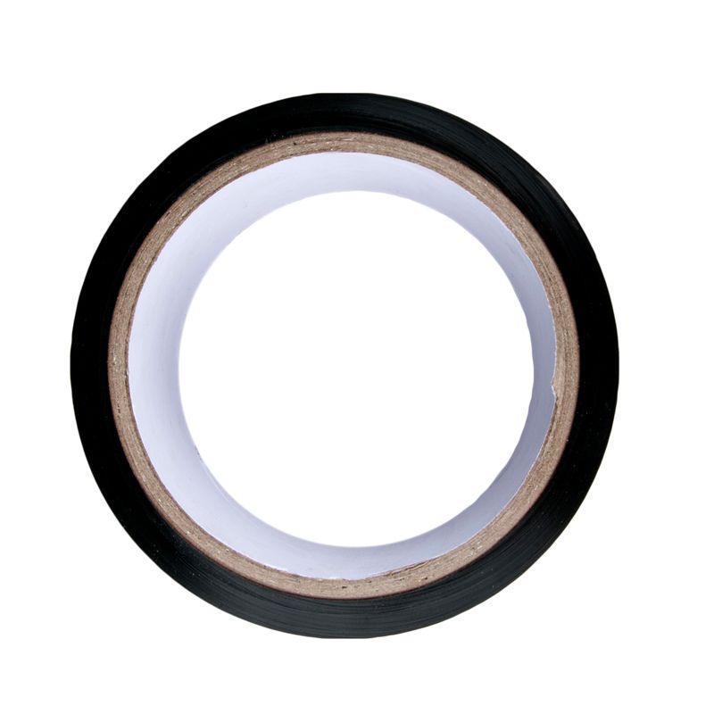 Roll of non-sticky bondage tape in black color, ideal for creative bondage scenarios.