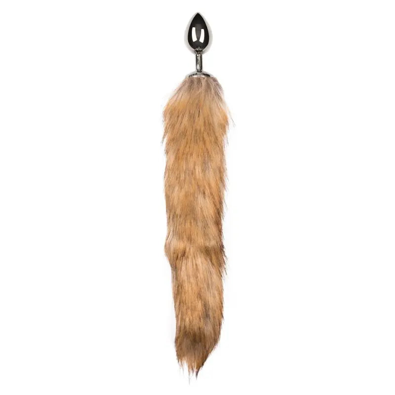 Fox Tail No. 2 Silver Plug Fetish Collection Discreet Intimate Essentials.