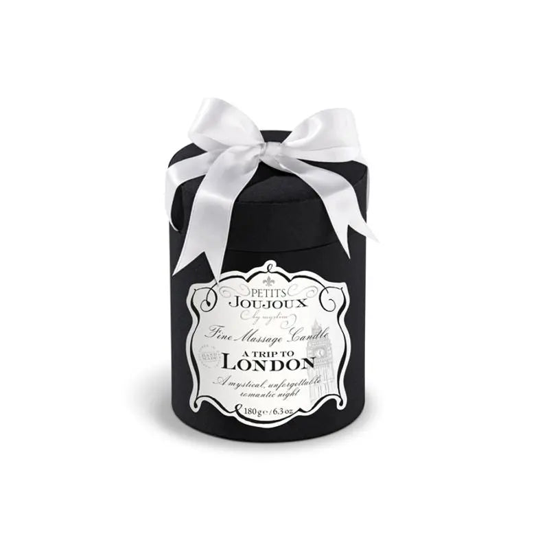 Petits Joujoux A Trip to London Massage Candle 190ml Petits JouJoux Discreet Intimate Essentials.