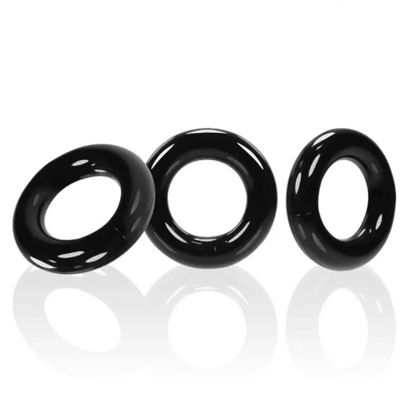 Willy Rings Black OxBalls Discreet Intimate Essentials.