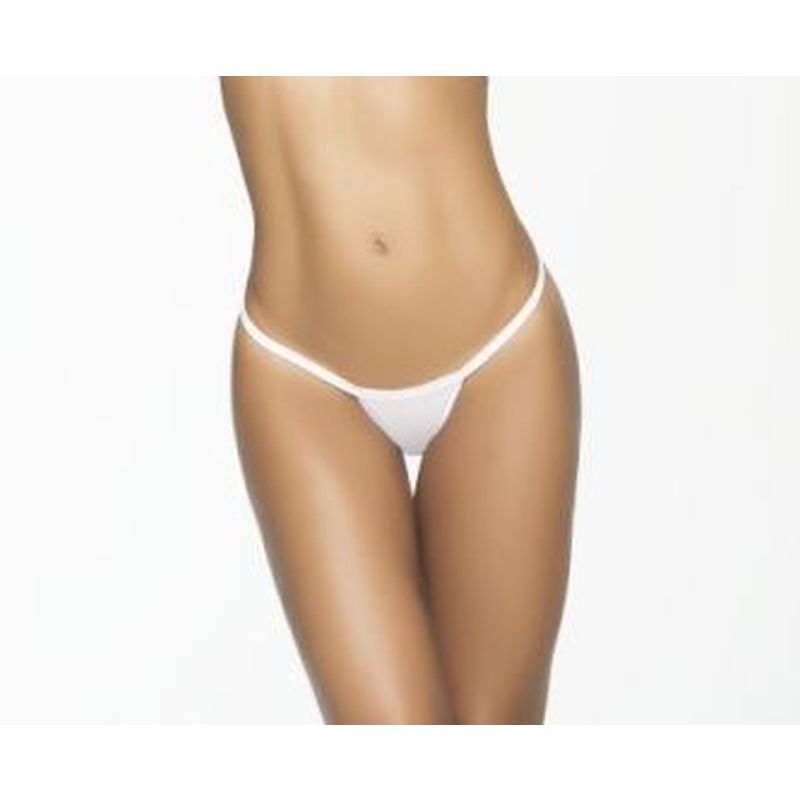 Y Back Thong White showcasing the perfect fit for style and comfort in y back thong lingerie.