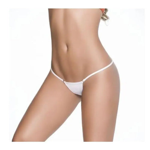Clip Y Back Thong White Mapale Discreet Intimate Essentials.