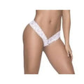 Affordable quality Sexy Lace Thong White  from Mapale by Discreet Intimate Essentials with Discreet Delivery 
