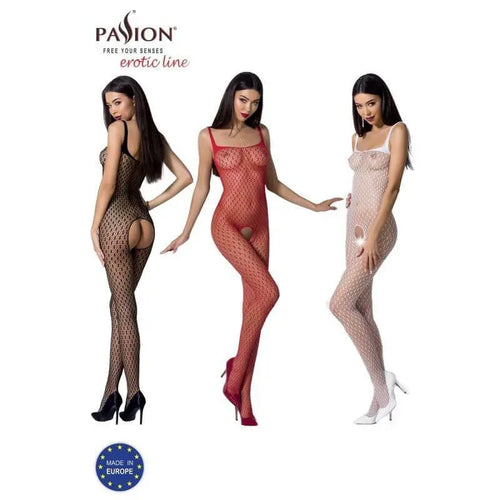 Bodystocking BS071 White Passion Lingerie Discreet Intimate Essentials.