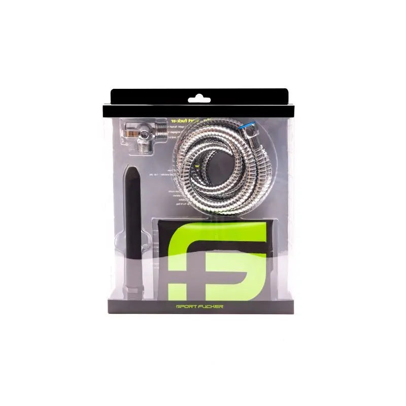 Sport Fucker Shower Kit Black 6in Sport Fucker Discreet Intimate Essentials.