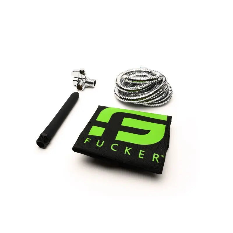 Sport Fucker Shower Kit Black 6in Sport Fucker Discreet Intimate Essentials.