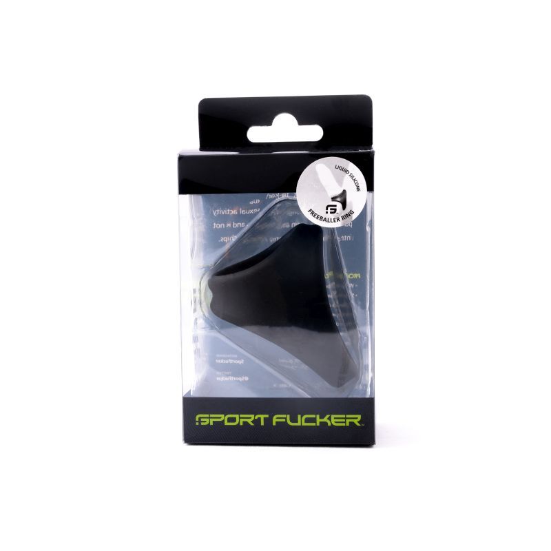 Freeballer Ring Black packaging by Sport Fucker for the black freeballer ring.