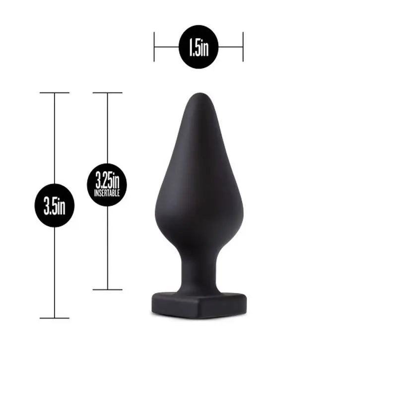 Temptasia Spank Me Butt Plug Black Temptasia Discreet Intimate Essentials.