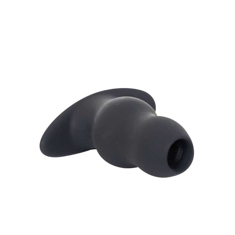 Ergo Bum Tunnel Plug L for advanced anal gape plug lovers, featuring a smooth silicone design and wavy shape.