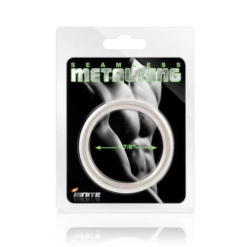 Seamless Metal Cock Ring 48mm Si Novelties Discreet Intimate Essentials.