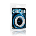 Wide Band Chrome Cock Ring 38mm packaging showcasing a shiny chrome cock ring for intimate essentials.