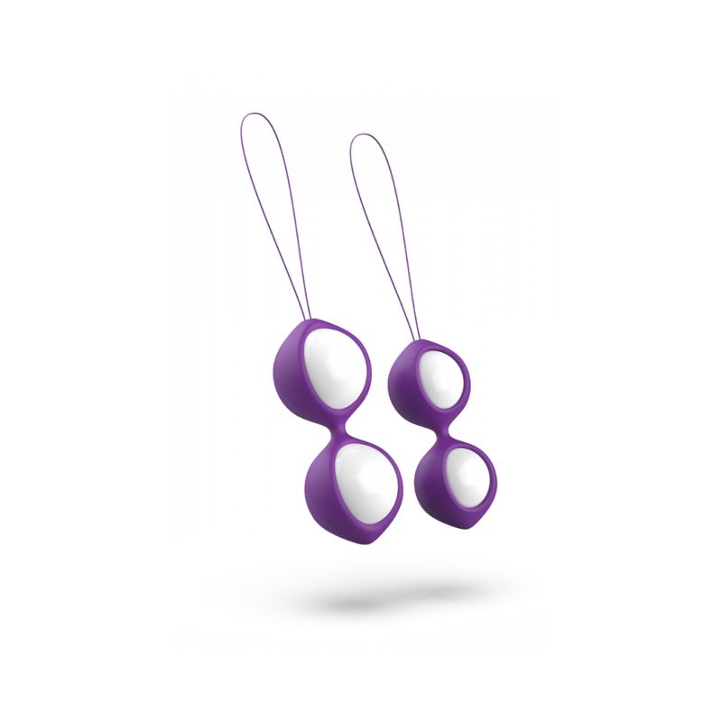 Bfit Classic Purple Love Balls for Kegel exercise love balls with interchangeable weights for pelvic training.
