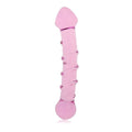 Glass Romance 5 Pink 7in glass dildo for couples in luxury gift box, perfect for stylish and safe storage.