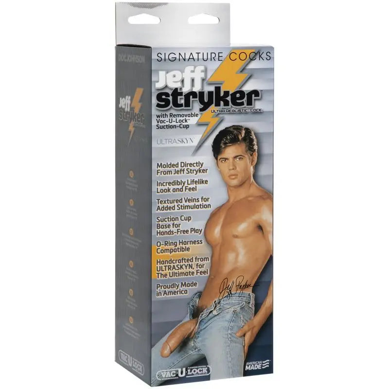 Jeff Stryker Ultraskyn Cock Vanilla Signature Cocks Discreet Intimate Essentials.