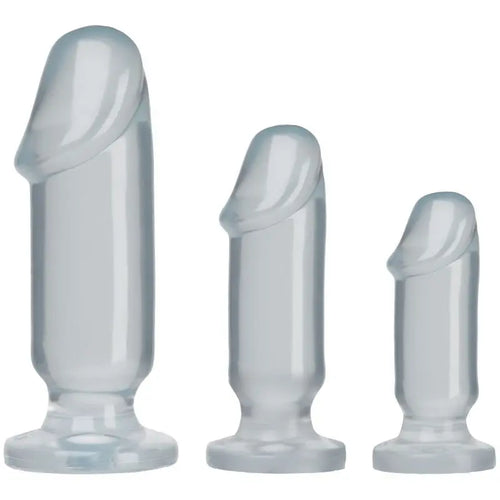 Anal Starter Kit Clear Crystal Jellies Discreet Intimate Essentials.