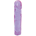 8 in Classic Dong Purple Crystal Jellies Discreet Intimate Essentials.