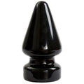4.5 inch anal butt plug designed for anal play with tapered tip and firm exterior for easy insertion.